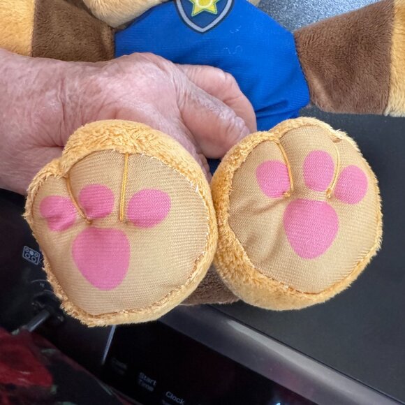 Paw Patrol Chase Plush Dog 11" Brown‎ Blue Police Pup Stuffed Animal Collectible - Picture 11 of 14